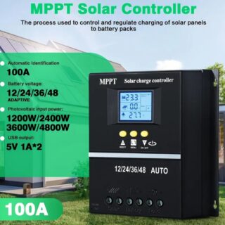 Controlador-de-carga-solar-MPPT-de-100A-con-pantalla-LCD